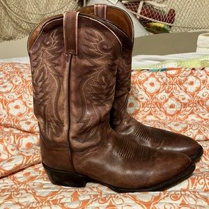 ORIGINAL ROCKY RIDE  DAN POST COWBOY BOOTS  SIZE 10.5